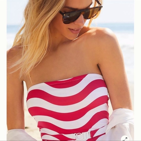 ANTHROPOLOGIE striped bathing suit - Picture 4 of 4